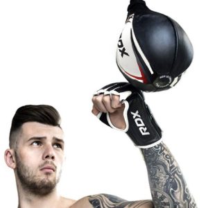 Пневмогруша боксерська RDX 2Y Boxing Speed Ball Leather Multi White/Red - Зображення 5