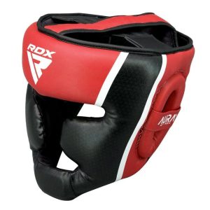 Боксерський шолом RDX AURA PLUS T-17 Red/Black S (капа у комплекті) - Зображення 6