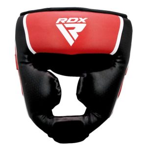 Боксерський шолом RDX AURA PLUS T-17 Red/Black S (капа у комплекті) - Зображення 3