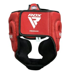 Боксерський шолом RDX AURA PLUS T-17 Red/Black S (капа у комплекті) - Зображення 5