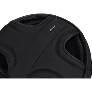 Боксерський шолом RDX T15 Noir Cheek Protector Matte Black  M (капа у комплекті) - Зображення 5