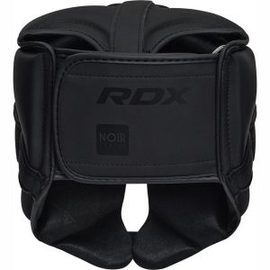 Боксерський шолом RDX T15 Noir Cheek Protector Matte Black  M (капа у комплекті) - Зображення 4
