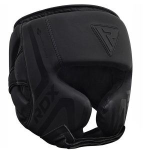Боксерський шолом RDX T15 Noir Cheek Protector Matte Black  M (капа у комплекті) - Зображення 3