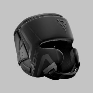 Боксерський шолом RDX T15 Noir Cheek Protector Matte Black  M (капа у комплекті) - Зображення 9