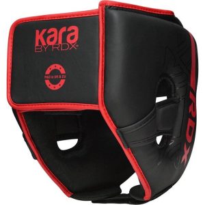 Боксерський шолом RDX F6 KARA Matte Red L (капа в комплекті) - Зображення 5