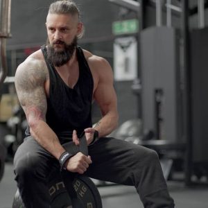 Лямки для тяги RDX W1 Gym Single Strap Blue Plus - Зображення 6