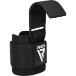 Гаки для тяги на зап'ястя RDX W5 Gym Hook Strap Black Plus - Зображення 2