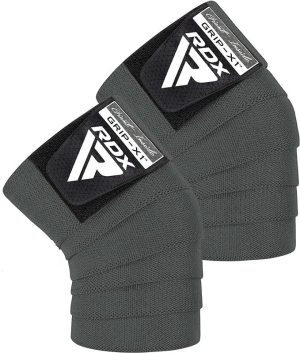 Бинти на коліна RDX K1 GYM Knee Wraps Grey - Зображення 1