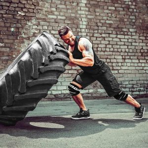 Бинти на коліна RDX K2 GYM Knee Wrap Black - Зображення 4