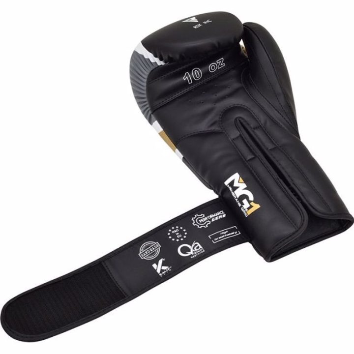 Боксерські рукавиці RDX F7 Ego Black Golden 12 унцій (капа у комплекті) - Зображення 6
