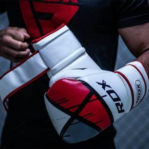 Боксерські рукавиці RDX F7 Ego Red 10 унцій (капа в комплекті) - Зображення 10