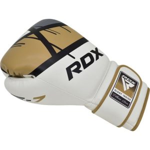 Боксерські рукавиці RDX F7 Ego Golden 10 унцій (капа в комплекті) - Зображення 4