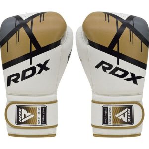 Боксерські рукавиці RDX F7 Ego Golden 12 унцій (капа в комплекті) - Зображення 3