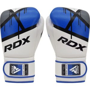 Боксерські рукавиці RDX F7 Ego Blue 16 унцій (капа в комплекті) - Зображення 3