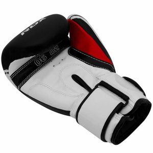 Боксерські рукавиці RDX 4B Robo Kids White/Black 6 унцій (капа в комплекті) - Зображення 6