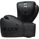 Боксерські рукавиці RDX F6 Kara Matte Black 12 унцій (капа в комплекті) - Зображення 4