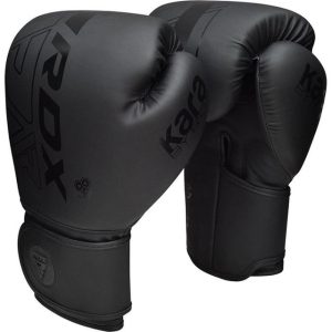 Боксерські рукавиці RDX F6 Kara Matte Black 16 унцій (капа в комплекті) - Зображення 3