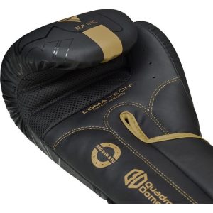 Боксерські рукавиці RDX F6 Kara Matte Golden 12 унцій (капа в комплекті) - Зображення 9