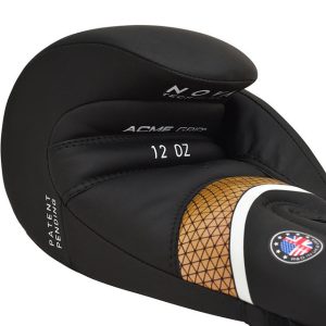 Боксерські рукавиці RDX AURA PLUS T-17 Black Golden 12 унцій (капа в комплекті) - Зображення 6