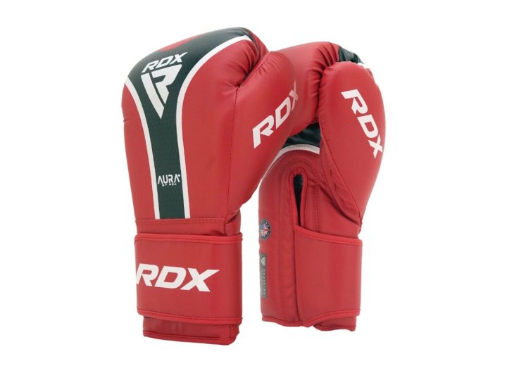 Боксерські рукавиці RDX AURA PLUS T-17 Red/Black 16 унцій (капа в комплекті) - Зображення 7