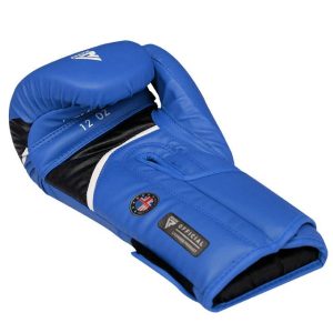 Боксерські рукавиці RDX AURA PLUS T-17 Blue/Black 12 унцій (капа в комплекті) - Зображення 5