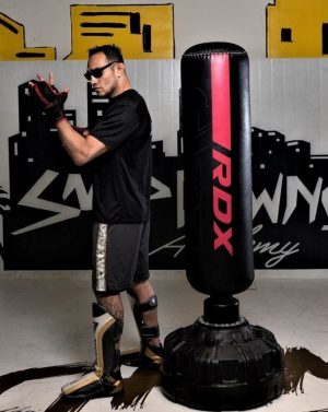 Рукавиці для ММА (Греплінгові рукавички) RDX F6 KARA Matte Red Plus L/XL (капа у комплекті) - Зображення 8