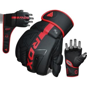 Рукавиці для ММА RDX F6 KARA Matte Red XL (капа у комплекті) - Зображення 8