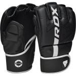 Рукавиці для ММА RDX F6 KARA Matte White XL (капа у комплекті) - Зображення 3