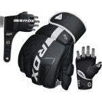 Рукавиці для ММА RDX F6 KARA Matte White XL (капа у комплекті) - Зображення 8