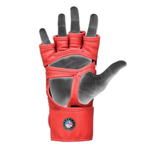 Рукавиці для ММА RDX AURA PLUS T-17 Red/Black L (капа у комплекті) - Зображення 6