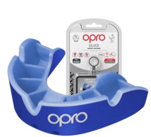 Капа OPRO Silver доросла (вік 11+) Dark Blue/Blue (art.102502002) - Зображення 1