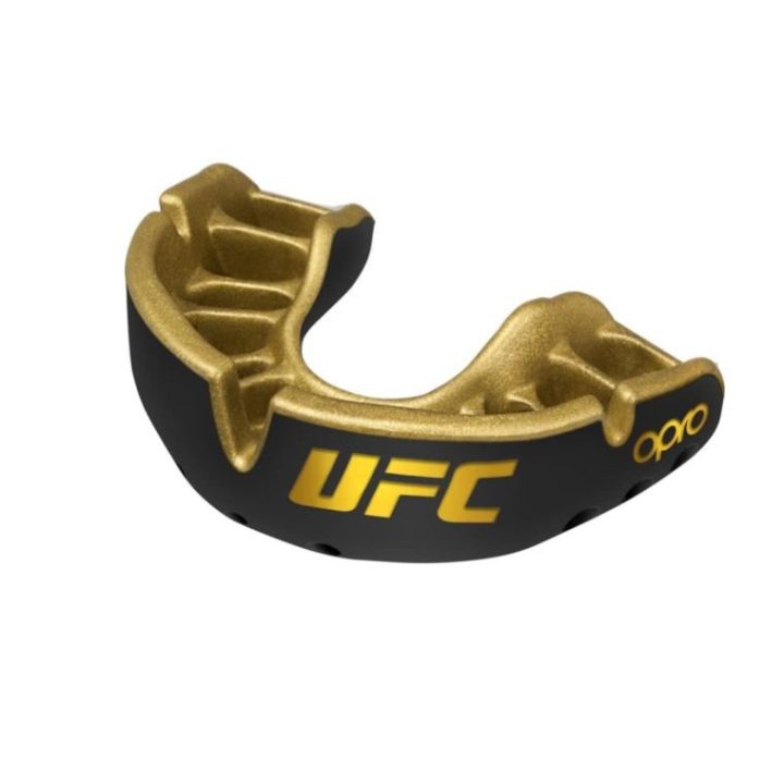 Капа OPRO Gold UFC доросла (вік 11+) Black/Gold (art.102516001) - Зображення 2