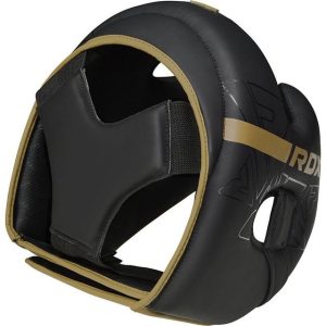 Боксерський шолом RDX F6 KARA Matte Golden L (капа у комплекті) - Зображення 5