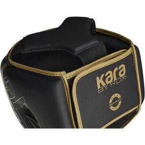 Боксерський шолом RDX F6 KARA Matte Golden XL (капа у комплекті) - Зображення 6