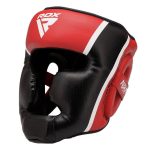 Боксерський шолом RDX AURA PLUS T-17 Red/Black L (капа у комплекті) - Зображення 2
