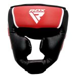 Боксерський шолом RDX AURA PLUS T-17 Red/Black L (капа у комплекті) - Зображення 3