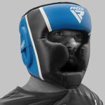 Боксерський шолом RDX AURA PLUS T-17 Blue/Black L (капа у комплекті) - Зображення 7