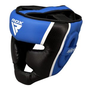 Боксерський шолом RDX AURA PLUS T-17 Blue/Black M (капа у комплекті) - Зображення 3