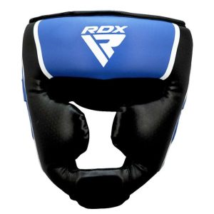 Боксерський шолом RDX AURA PLUS T-17 Blue/Black M (капа у комплекті) - Зображення 4