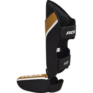 Захист гомілки та стопи RDX SHIN INSTEP AURA PLUS T-17 Black Golden L - Зображення 3