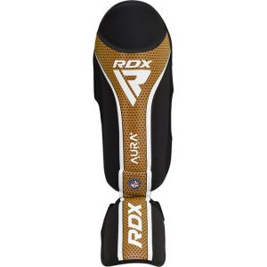 Захист гомілки та стопи RDX SHIN INSTEP AURA PLUS T-17 Black Golden L - Зображення 5