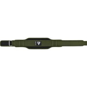 Пояс для важкої атлетики RDX RX5 Double Belt неопреновий Army Green L - Зображення 6
