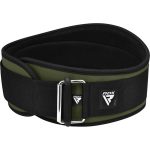 Пояс для важкої атлетики RDX RX3 EVA Curve неопреновий Army Green L - Зображення 6