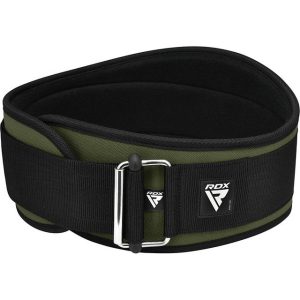 Пояс для важкої атлетики RDX RX3 EVA Curve неопреновий Army Green L - Зображення 6