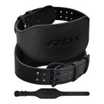 Пояс для важкої атлетики RDX 6 шкіряний Full Black M - Зображення 2