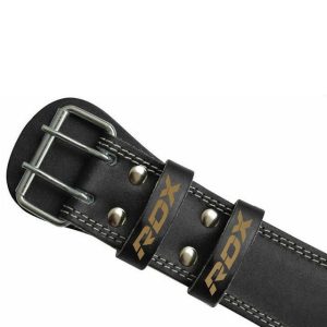 Пояс для важкої атлетики RDX 6 шкіряний Black Gold M - Зображення 3