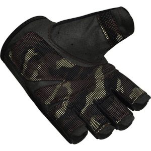 Рукавички для фітнесу RDX T2 Half Brown L - Зображення 4