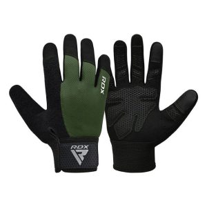 Рукавички для фітнесу RDX W1 Full Finger Army Green XL - Зображення 5