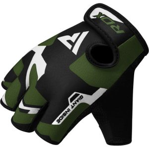 Рукавички для фітнесу RDX F6 Sumblimation Black/Green L - Зображення 4