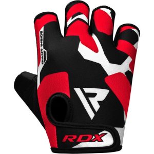 Рукавички для фітнесу RDX F6 Sumblimation Red L - Зображення 5